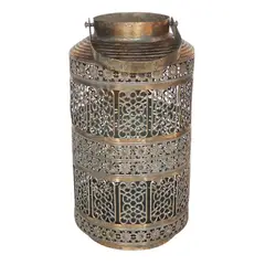 MARRES - FAROL METALICO 18X29.5 cm ORO SULTAN