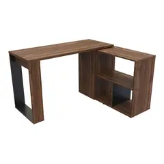 undefined - Escritorio En L Quadratta 72.5x126.4x109.5cm Gales-negro