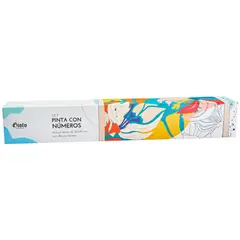 GIOTO - Kit Lienzo Pinta Por Números 30x40cm Rf Flores Tropicales