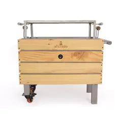 VOLCANO - Asador A Carbón Caja China 36X70Cm