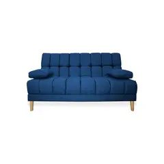 MUEBLES REM - Sofacama Baumann Tela Azul 180X90X80 Cm