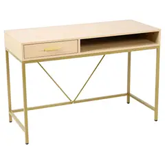 AKIVOY - Escritorio Golden 75X110X48 Color Beige