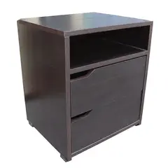 undefined - Mesa de Noche Chaflan 2 Cajones 40X47X35Cm