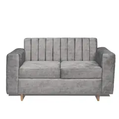 TODOTEJIDOS - Sofá Sevilla Negro 2 Puestos