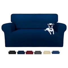 KARYTEX - Funda Protector Para Sofa 2 Puesto Elastico Azul