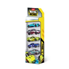 ZURU - Set Auto Die Cast X5 Norizon. Scorpiax- Metal Machines