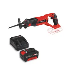 EINHELL - Sierra Sable Inalámbrica 18V + 1 Batería 4.0 Ah y Cargador