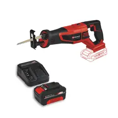 EINHELL - Sierra Sable Inalámbrica Brushless 18V + 1 Batería 4.0 Ah y Cargador