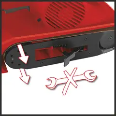 EINHELL - Lijadora de Banda 3 x 21 380 RPM 800 Watts