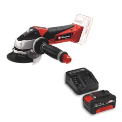EINHELL - Minipulidora 4 1/2" Inalámbrica 18V 8500 RPM + 1 Batería 4.0 Ah y Cargador