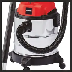 EINHELL - Aspiradora Eléctrica 20 L Inox Seco - Húmedo