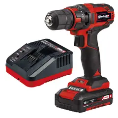 EINHELL - Taladro de Rotación 3/8" Inalámbrico 18V 35nm + 1 Bat 1.5 Ah Cargador y Estuc