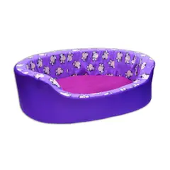 AM MASCOTAS - Cama Para Perro 57x53x16 cm Mediana (Incluye Comedero)