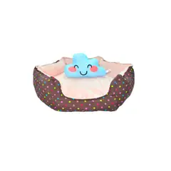 AM MASCOTAS - Cama Para Perro Trebol 52x22x22 cm Grande (Incluye Almohada Nube)