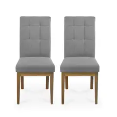 ELITE LIVING - Setx2 Silla de Comedor Seul Natural Tela G Claro