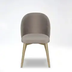 ELITE LIVING - Setx2 Silla de Comedor Nova Champaña tela Taupe