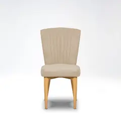 ELITE LIVING - Setx2 Silla de Comedor Regina Natural tela Camel