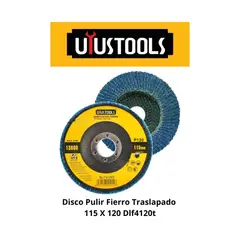 UYUSTOOLS - Disco para Lijar Metal Flap de 115 mm # 120