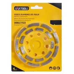 UYUSTOOLS - Disco Copa Segmentado 7-1/4 Pulgadas de Doble Filo
