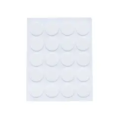 FIXSER - Tapatornillos Adhesivos Blanco x 20 Unidades