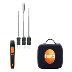 TESTO - Set de Temperatura Termómetro con Sondas de Temperatura Manejo con Smartphone
