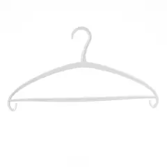 VANYPLAS - Gancho Plástico Ropa X 7 Unidades Blanco