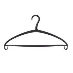 VANYPLAS - Gancho Plástico Ropa X 7 Unidades Negro