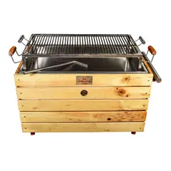 VOLCANO - Asador A Carbón Caja China 55X96Cm