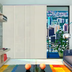 REGGIA - Cortina Panel Japones Screen 180x220cm Beige