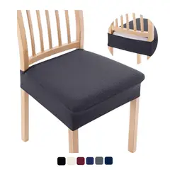 KARYTEX - Funda Protector Para Silla Comedor X 6 Elastico Gris Oscuro