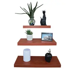 undefined - Set de Repisas Modernas en Madera Flotantes