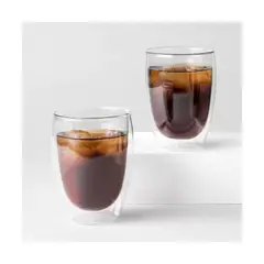 GENERICO - Vaso Doble Fondo para Café Té Chocolate Caliente 350Ml