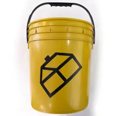 CONSTRUCTOR - Balde Plástico 5 Gal Amarillo Recuperado