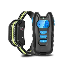 SUBE - Collar de Perro Canino Entrenamiento Adiestramiento Eléctrico Verde