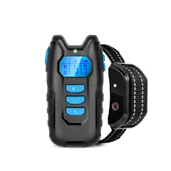 SUBE - Collar Para Perro Canino Entrenamiento Adiestramiento Eléctrico Negro