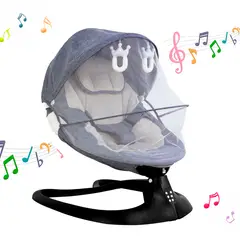 SUBE - Silla Mecedora Eléctrica Bebé Movimiento Lateral Bluetooth a