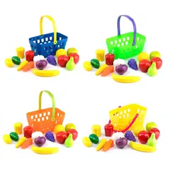 ENERGY PLUS - 60 Pzas Frutas En Canasta: Cocina Educativa. Aprende Jugando