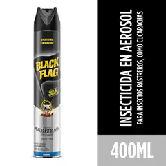 BLACK FLAG - Insecticida Aerosol Cucarachas Pro X 400 Ml