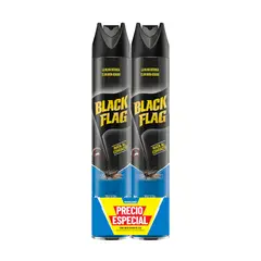 BLACK FLAG - Insecticida Aerosol Voladores 2 Und X 400 Ml Cada Una