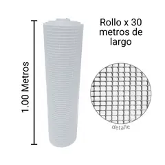LAFERRETTERI - Malla Plástica Multiusos 4mmx4mm H100cm Rollo 30 m Cristal