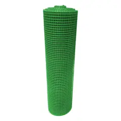 LAFERRETTERI - Malla Plástica Multiusos 20mmx20mm H100cm Rollo 30 m Verde