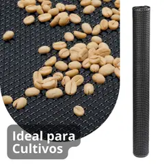 LAFERRETTERI - Malla Plástica Hexagonal Cafetera 4mmx4mm H150 Rollo 30 m Negro