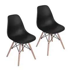 52 BITS - Set X2 Sillas Eames para Sala/Comedor