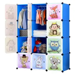 52 BITS - Armario Closet de Niños Multifuncional Grande Infantil