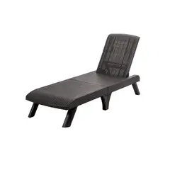 MQ - Asoleadora Plástica Plegable sin Brazos Wengue Capri