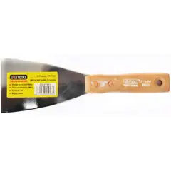 UYUSTOOLS - Espátula En Acero Inoxidable De 3" Con Mango De Madera
