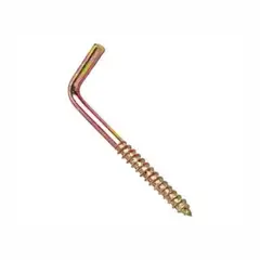 FERRAWYY - Cancamo Tipo L Plateada Con Zinc de 35x13x3mm