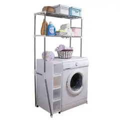 52 BITS - Estante Organizador de Baño Lavadora Soporte Almacenamiento