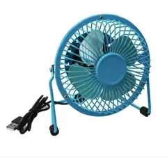 52 BITS - Mini Ventilador Usb Metalico Pc 4 Pulgadas