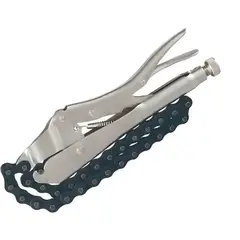 UYUSTOOLS - Alicate Hombreso con Cadena Moto Presión de 10 Pulgadas
